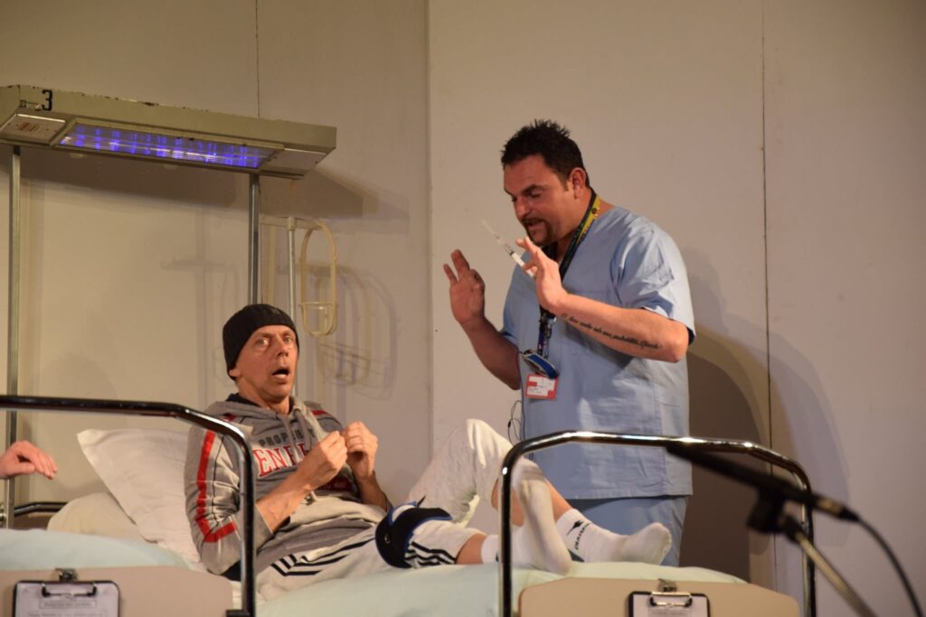 L’ospedale degli infermi scalzi, scena 5, Festival del Teatro Amatoriale di Rotonda 2019. Foto Carla Caputo
