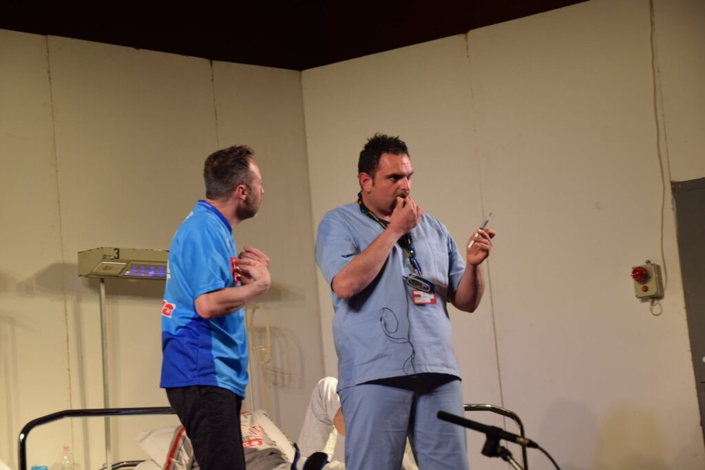 L’ospedale degli infermi scalzi, scena 9, Festival del Teatro Amatoriale di Rotonda 2019. Foto Carla Caputo